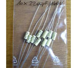 Kondensator 2200 pF 160 V 5 % axial ( MKT )